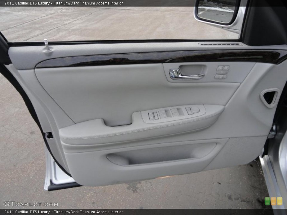 Titanium/Dark Titanium Accents Interior Door Panel for the 2011 Cadillac DTS Luxury #45847256