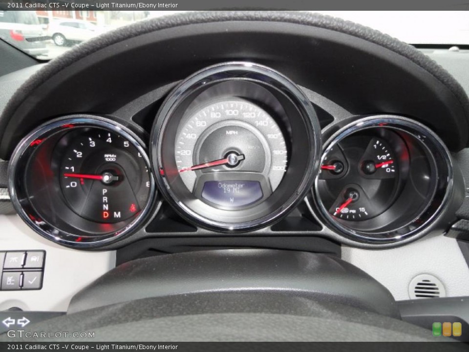Light Titanium/Ebony Interior Gauges for the 2011 Cadillac CTS -V Coupe #45848292