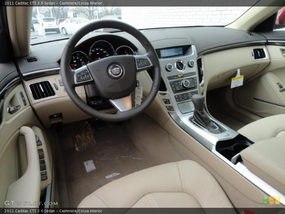 Cashmere/Cocoa Interior Photo for the 2011 Cadillac CTS 3.6 Sedan #45849084