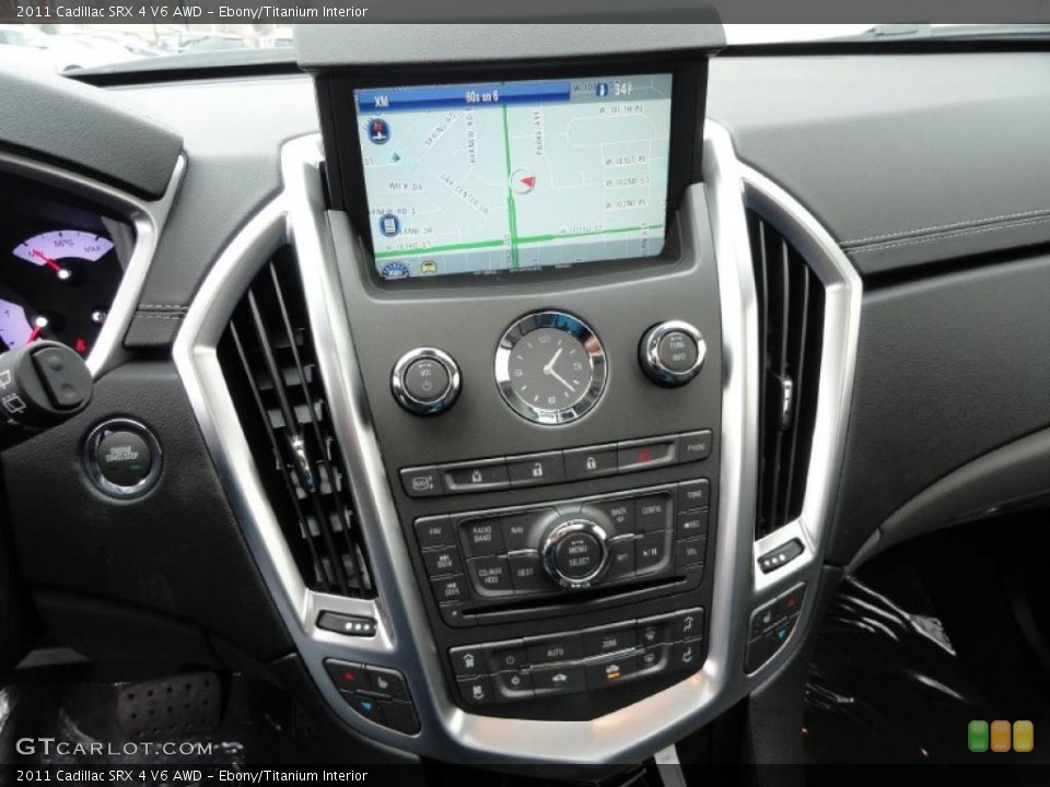 Ebony/Titanium Interior Navigation for the 2011 Cadillac SRX 4 V6 AWD #45850657
