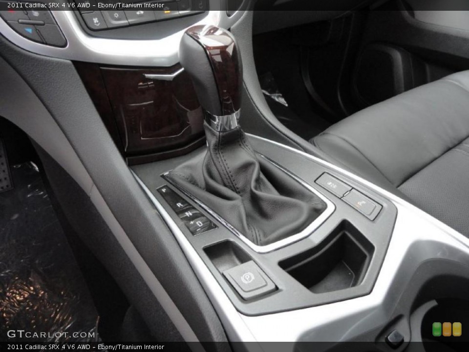 Ebony/Titanium Interior Transmission for the 2011 Cadillac SRX 4 V6 AWD #45850669