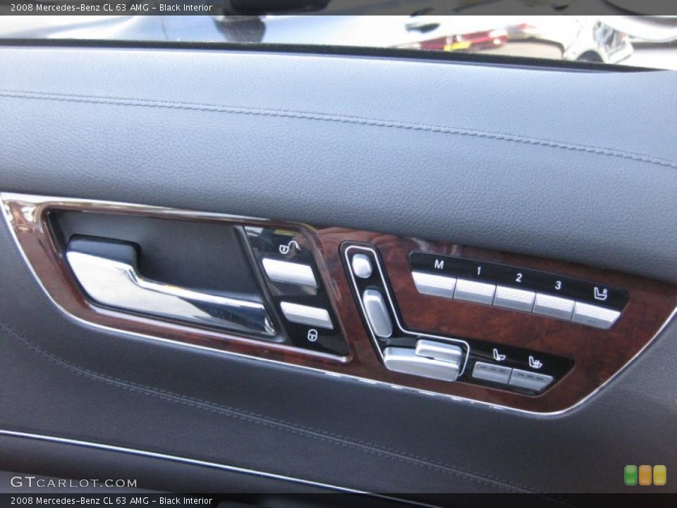 Black Interior Controls for the 2008 Mercedes-Benz CL 63 AMG #45852029