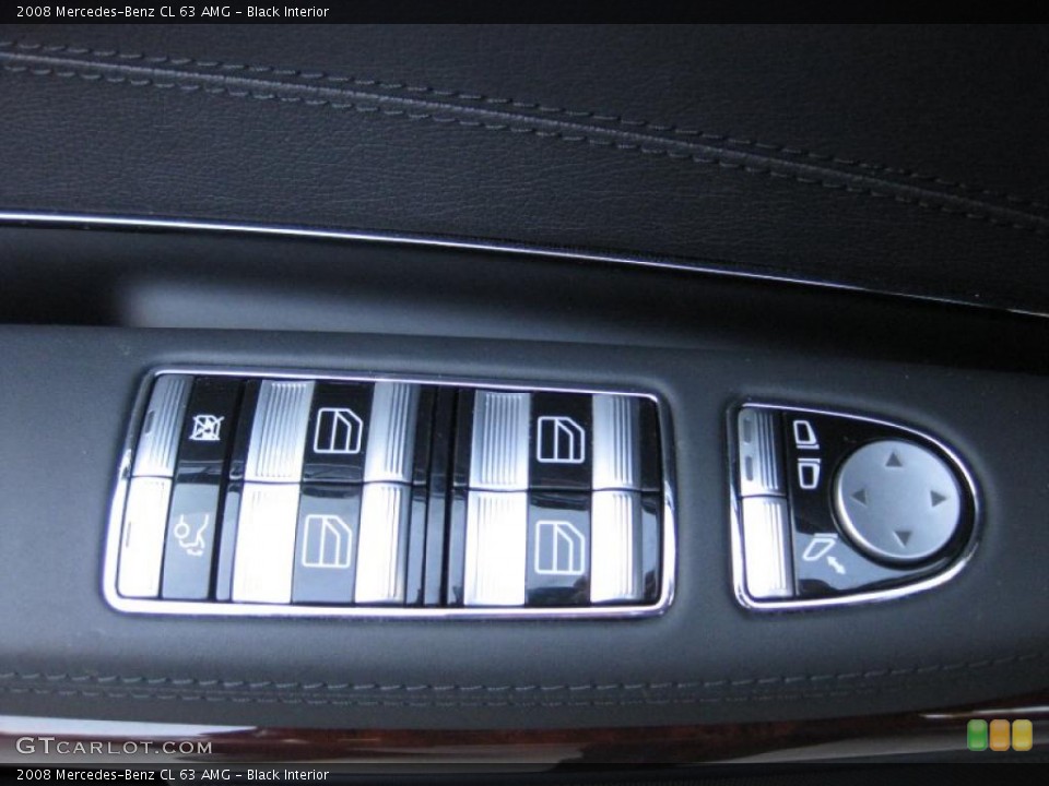 Black Interior Controls for the 2008 Mercedes-Benz CL 63 AMG #45852033