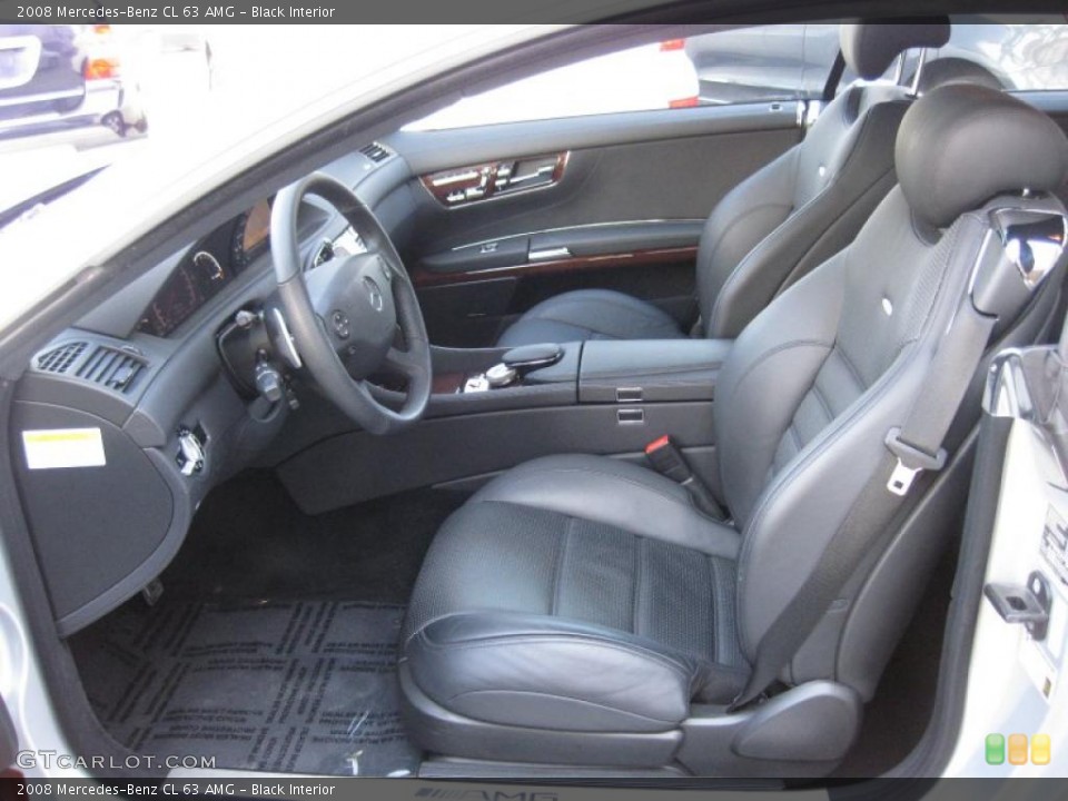Black Interior Photo for the 2008 Mercedes-Benz CL 63 AMG #45852085