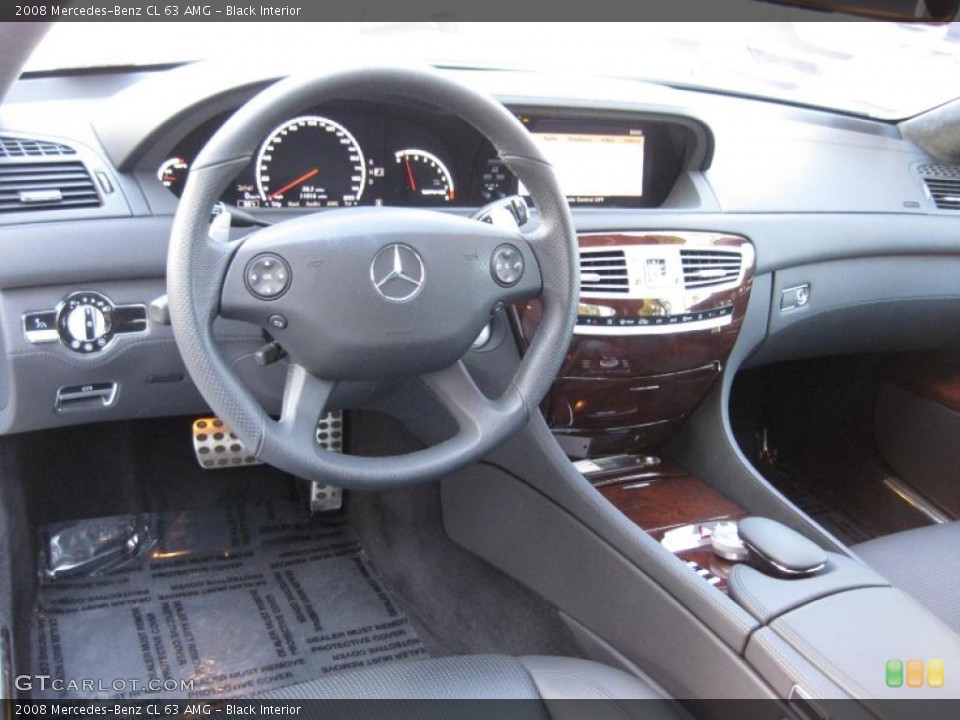 Black Interior Photo for the 2008 Mercedes-Benz CL 63 AMG #45852101