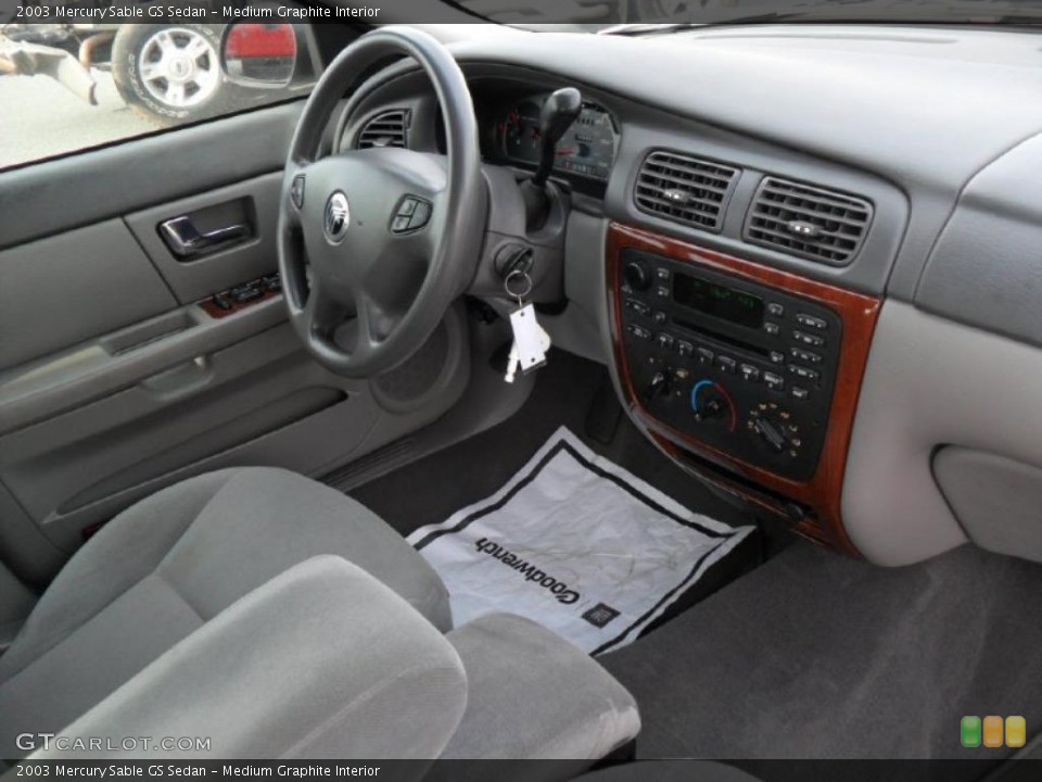 Medium Graphite Interior Photo for the 2003 Mercury Sable GS Sedan #45853185