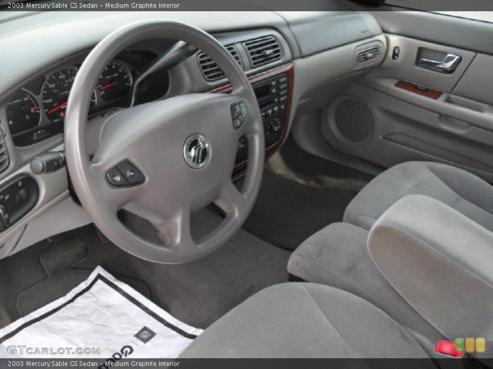 Medium Graphite Interior Photo for the 2003 Mercury Sable GS Sedan #45853205