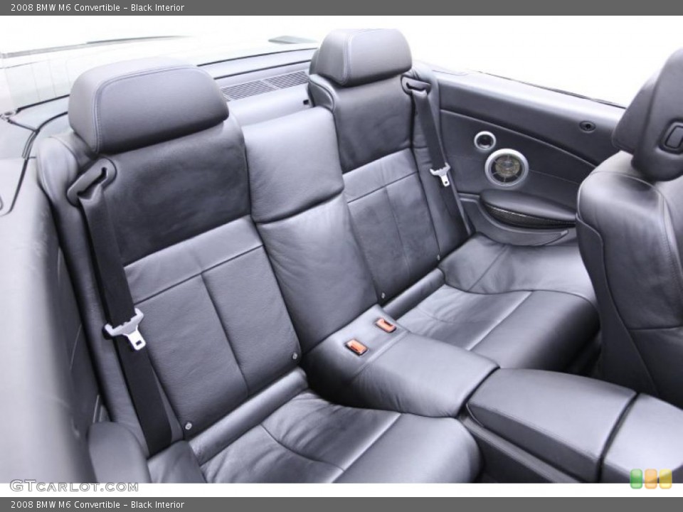 Black Interior Photo for the 2008 BMW M6 Convertible #45854934