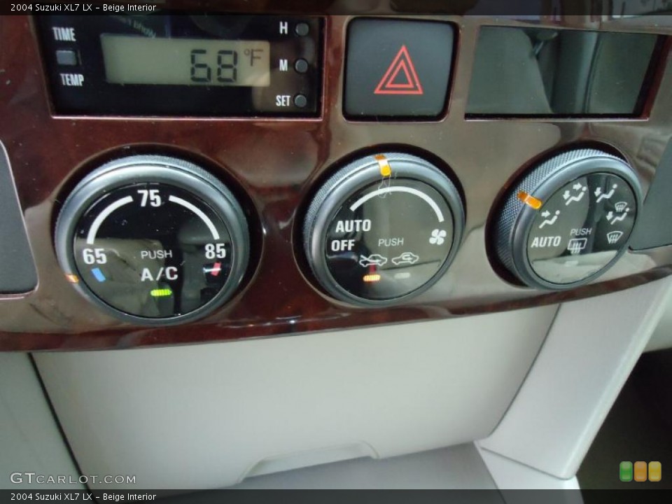 Beige Interior Controls for the 2004 Suzuki XL7 LX #45856470
