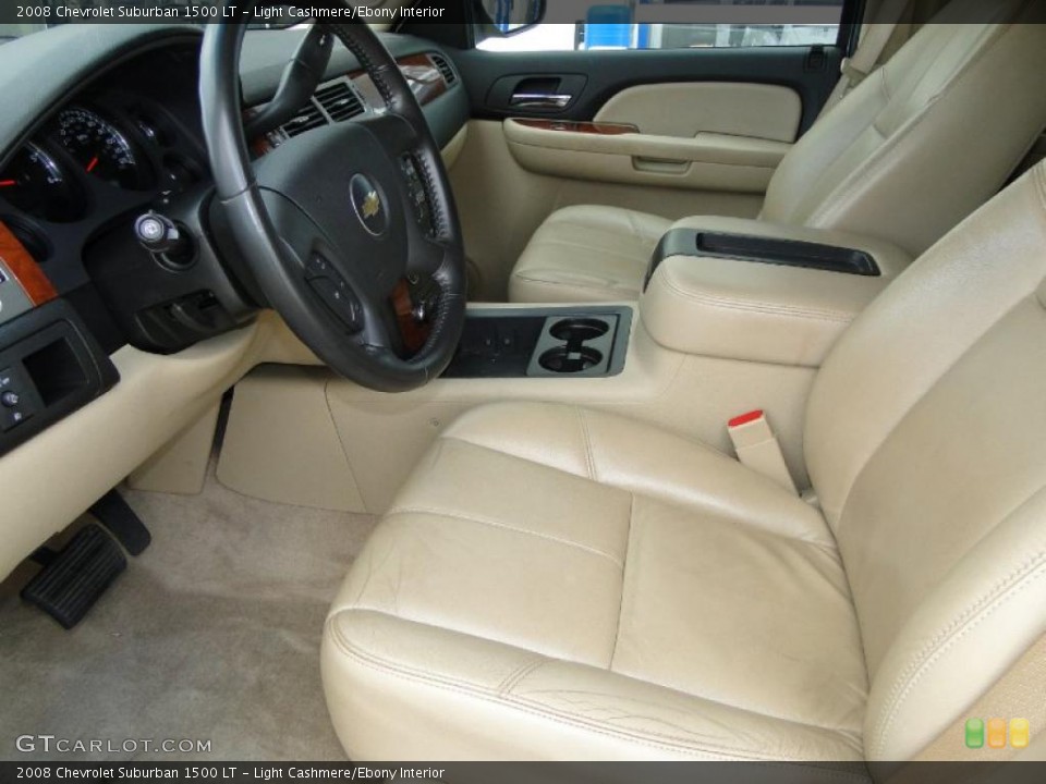 Light Cashmere/Ebony Interior Photo for the 2008 Chevrolet Suburban 1500 LT #45857666