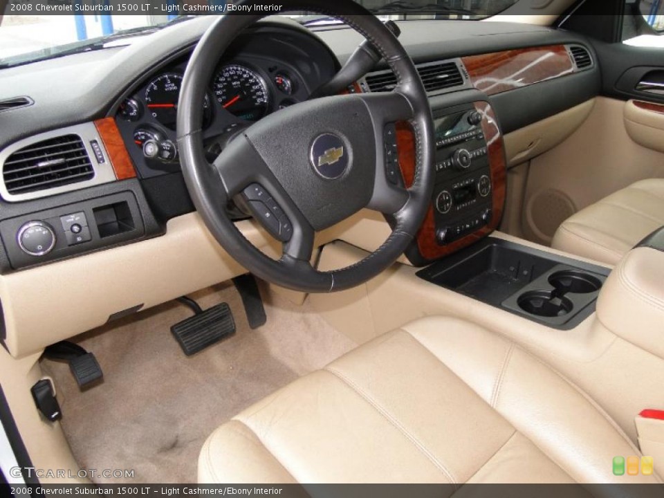 Light Cashmere/Ebony Interior Prime Interior for the 2008 Chevrolet Suburban 1500 LT #45857678