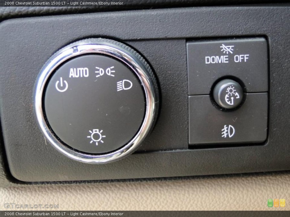 Light Cashmere/Ebony Interior Controls for the 2008 Chevrolet Suburban 1500 LT #45857710
