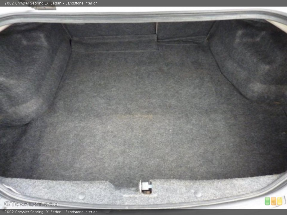 Sandstone Interior Trunk for the 2002 Chrysler Sebring LXi Sedan #45858430