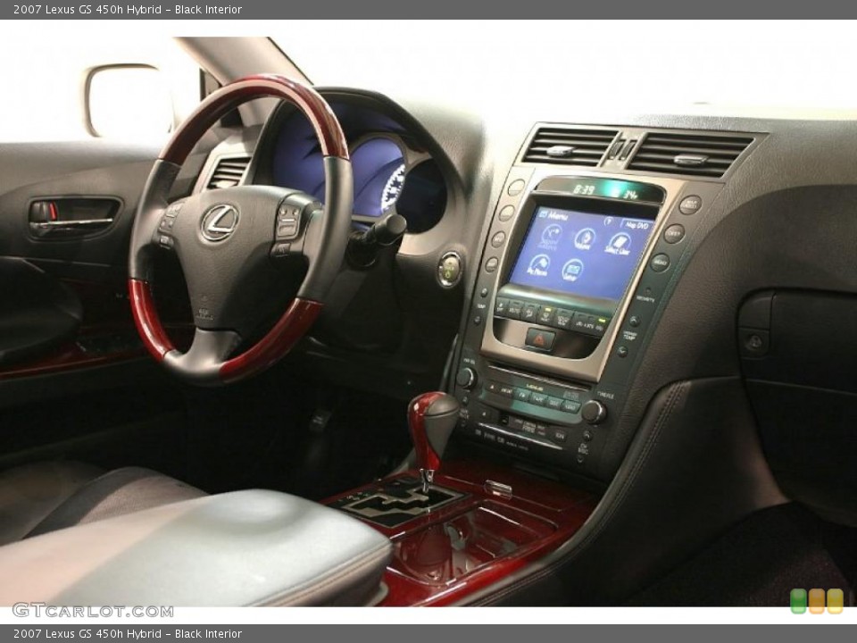 Black Interior Dashboard for the 2007 Lexus GS 450h Hybrid #45858562
