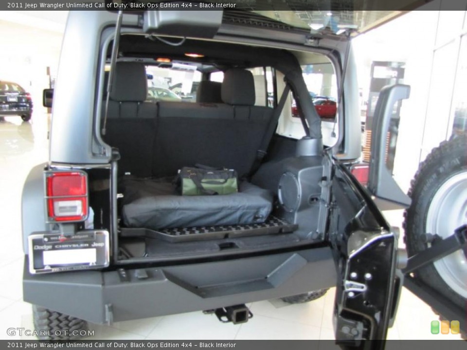 Black Interior Trunk for the 2011 Jeep Wrangler Unlimited Call of Duty: Black Ops Edition 4x4 #45858734