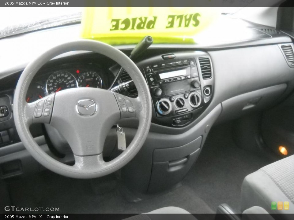 Gray Interior Dashboard for the 2005 Mazda MPV LX #45860903