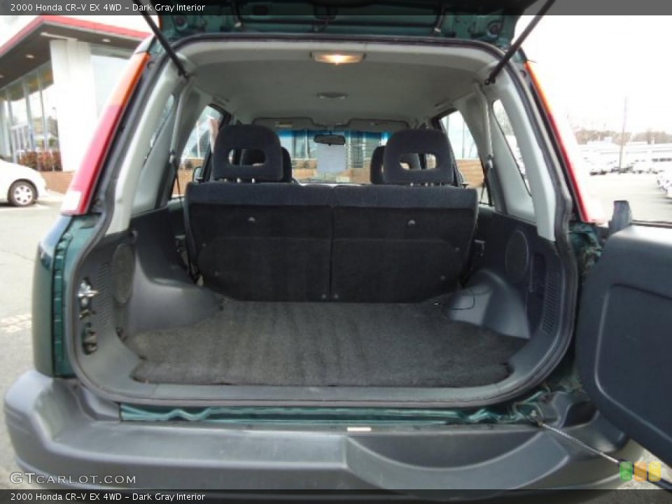 Dark Gray Interior Trunk for the 2000 Honda CR-V EX 4WD #45861967