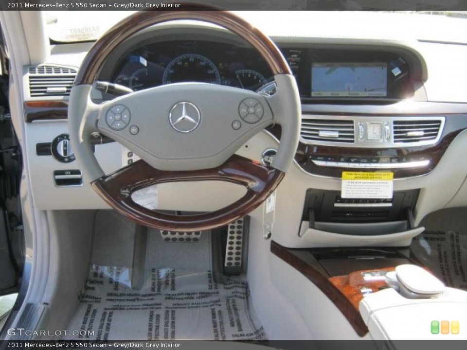 Grey/Dark Grey Interior Dashboard for the 2011 Mercedes-Benz S 550 Sedan #45863399