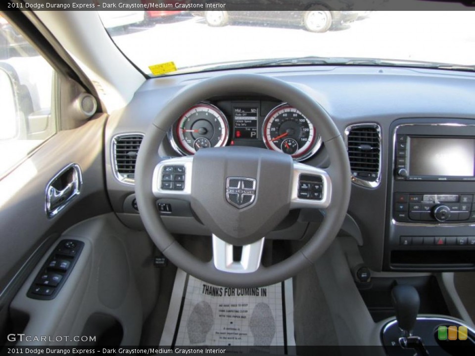 Dark Graystone/Medium Graystone Interior Steering Wheel for the 2011 Dodge Durango Express #45864239