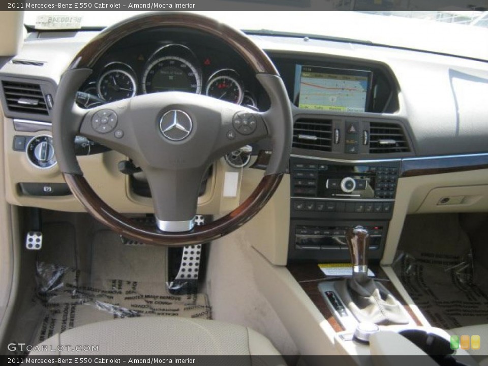Almond/Mocha Interior Dashboard for the 2011 Mercedes-Benz E 550 Cabriolet #45865275