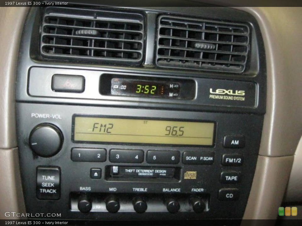Ivory Interior Controls for the 1997 Lexus ES 300 #45865423