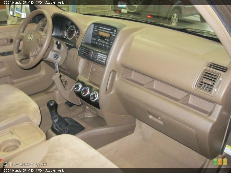 Saddle Interior Dashboard for the 2004 Honda CR-V EX 4WD #45865691