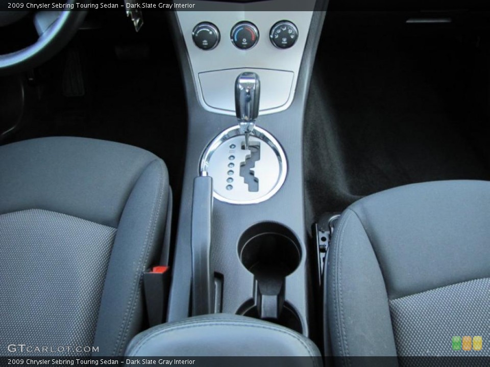 Dark Slate Gray Interior Transmission for the 2009 Chrysler Sebring Touring Sedan #45865999