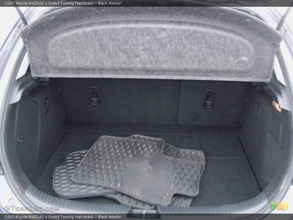 Black Interior Trunk for the 2007 Mazda MAZDA3 s Grand Touring Hatchback #45866387