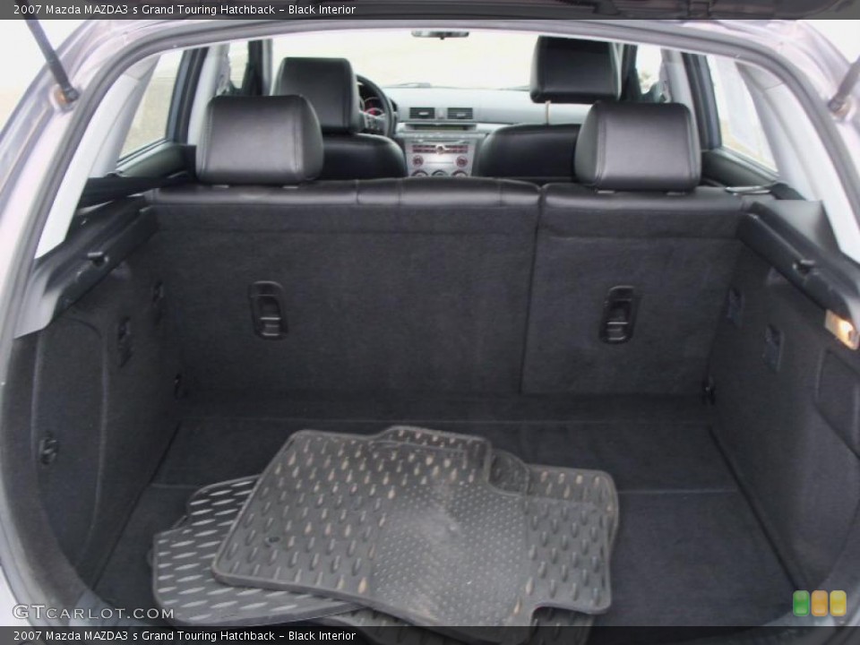 Black Interior Trunk for the 2007 Mazda MAZDA3 s Grand Touring Hatchback #45866395