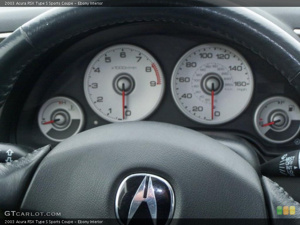 Ebony Interior Gauges for the 2003 Acura RSX Type S Sports Coupe #45866731