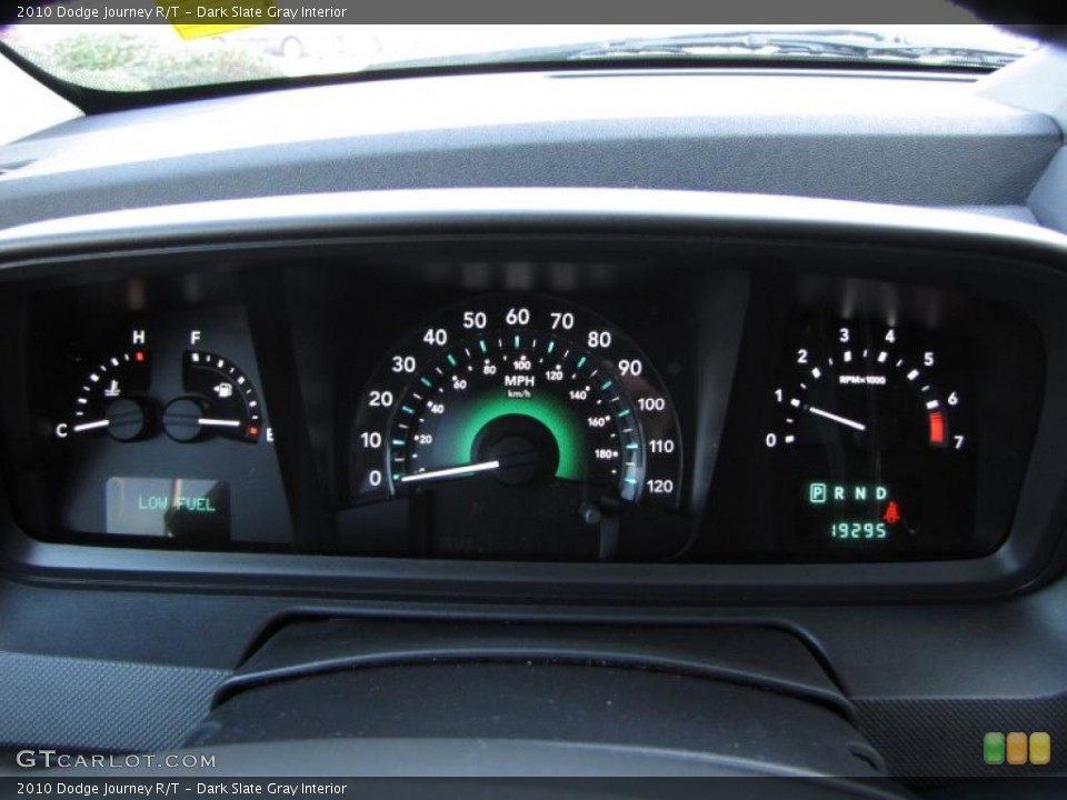 Dark Slate Gray Interior Gauges for the 2010 Dodge Journey R/T #45866955