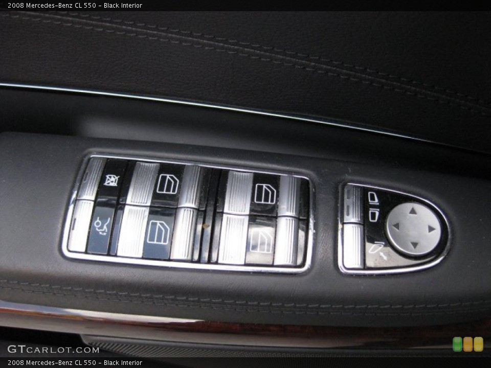 Black Interior Controls for the 2008 Mercedes-Benz CL 550 #45867131