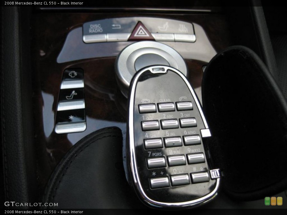Black Interior Controls for the 2008 Mercedes-Benz CL 550 #45867355