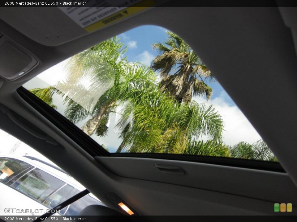 Black Interior Sunroof for the 2008 Mercedes-Benz CL 550 #45867859