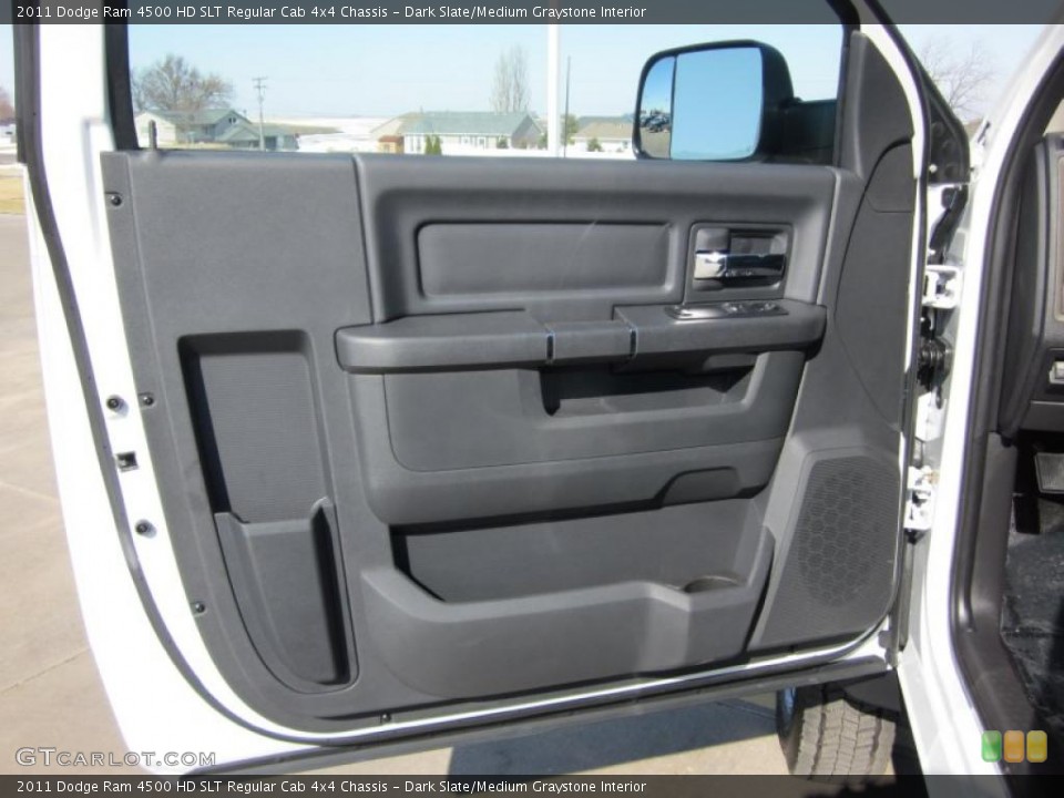 Dark Slate/Medium Graystone Interior Door Panel for the 2011 Dodge Ram 4500 HD SLT Regular Cab 4x4 Chassis #45868451