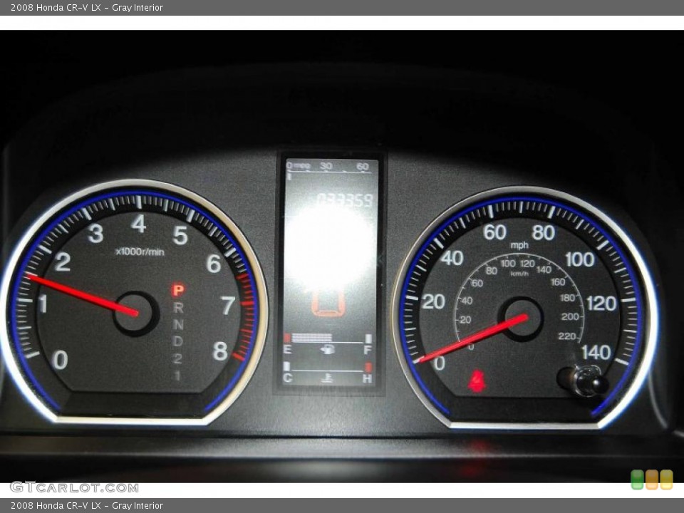 Gray Interior Gauges for the 2008 Honda CR-V LX #45868631