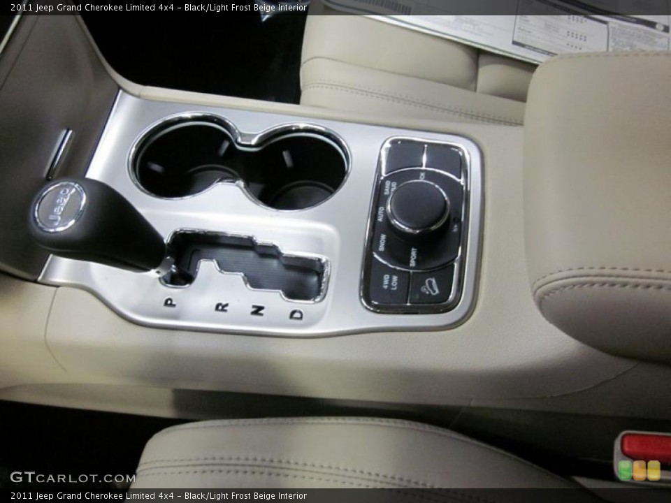 Black/Light Frost Beige Interior Transmission for the 2011 Jeep Grand Cherokee Limited 4x4 #45869079