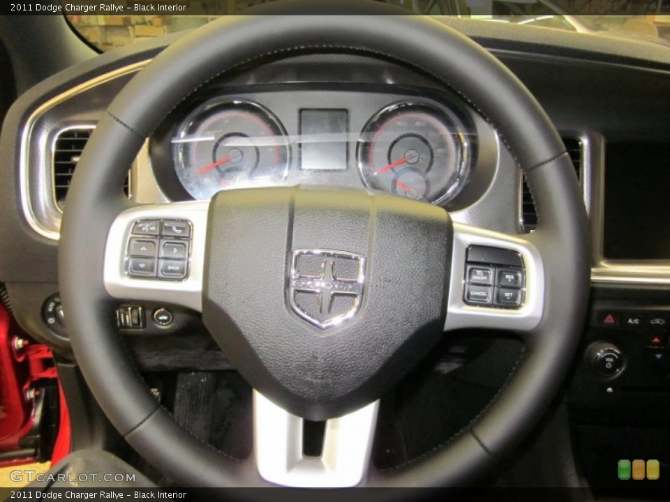 Black Interior Steering Wheel for the 2011 Dodge Charger Rallye #45869987