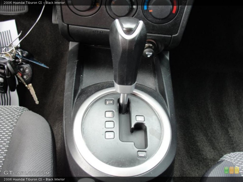 Black Interior Transmission for the 2006 Hyundai Tiburon GS #45877884