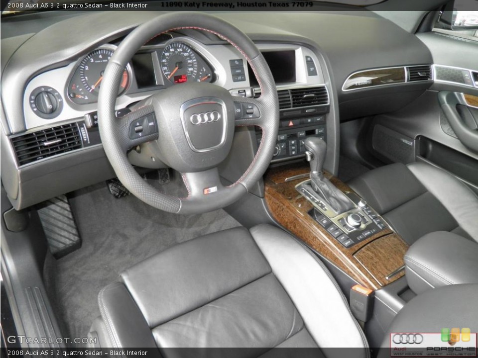Black Interior Prime Interior for the 2008 Audi A6 3.2 quattro Sedan #45877936