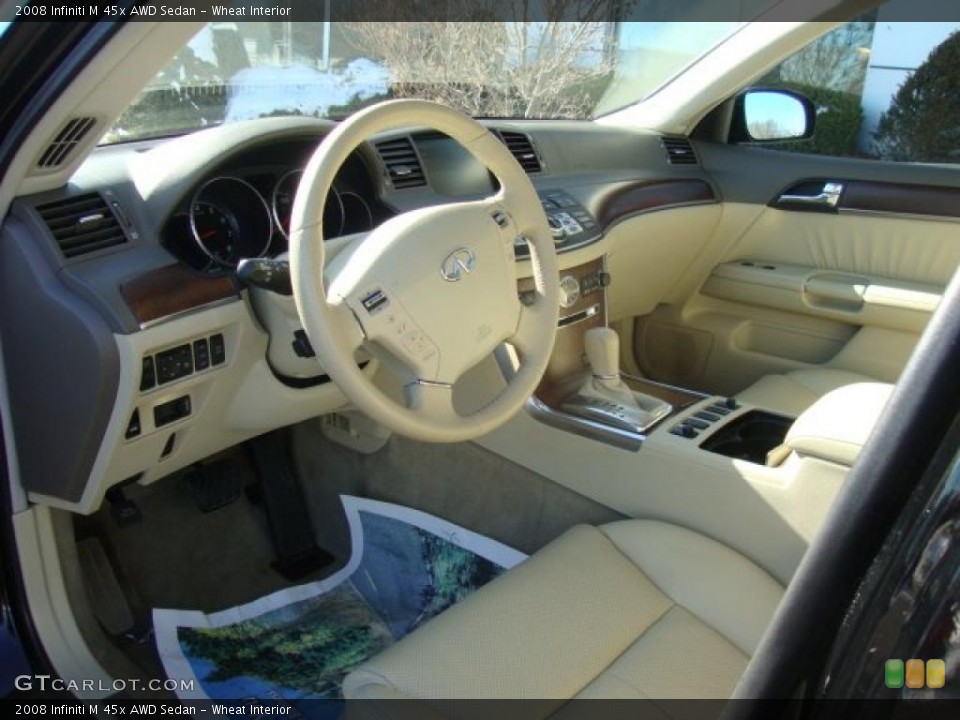 Wheat Interior Photo for the 2008 Infiniti M 45x AWD Sedan #45881580