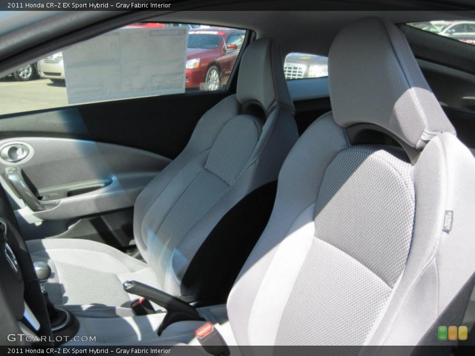 Gray Fabric Interior Photo for the 2011 Honda CR-Z EX Sport Hybrid #45886322