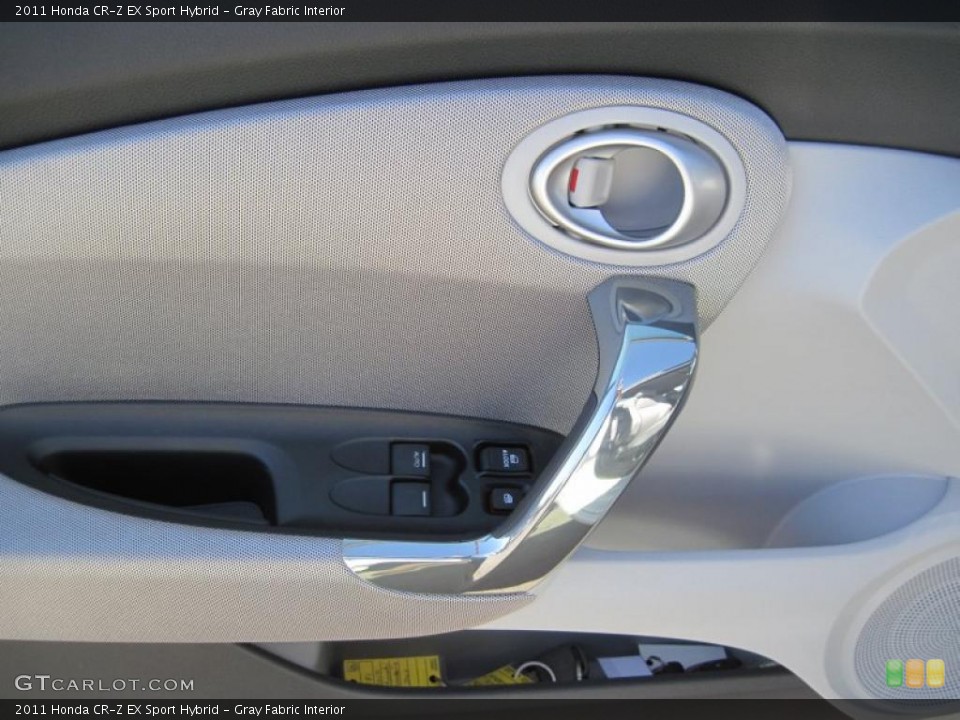 Gray Fabric Interior Door Panel for the 2011 Honda CR-Z EX Sport Hybrid #45886331
