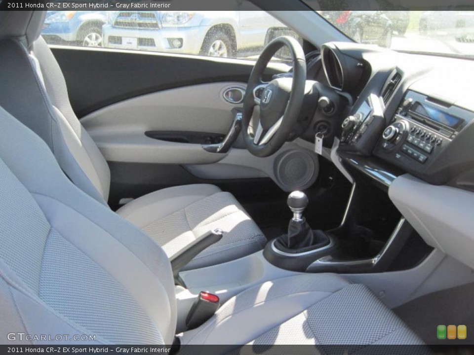 Gray Fabric Interior Photo for the 2011 Honda CR-Z EX Sport Hybrid #45886391