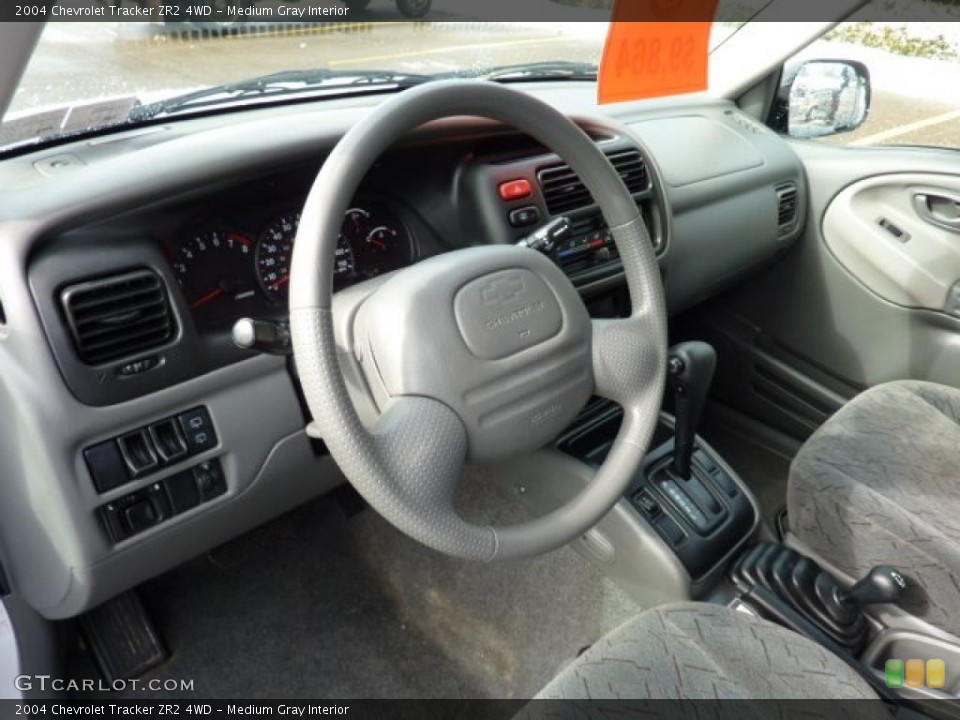 Medium Gray Interior Prime Interior for the 2004 Chevrolet Tracker ZR2 4WD #45886640