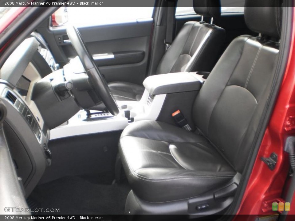 Black Interior Photo for the 2008 Mercury Mariner V6 Premier 4WD #45889866