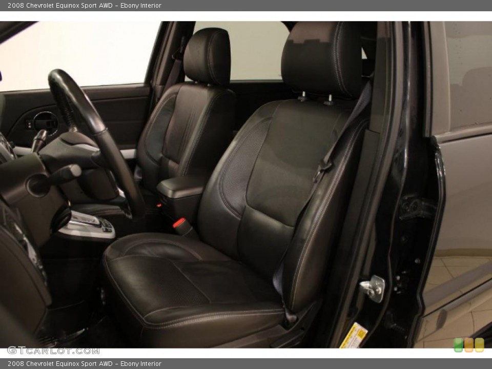 Ebony Interior Photo for the 2008 Chevrolet Equinox Sport AWD #45890406