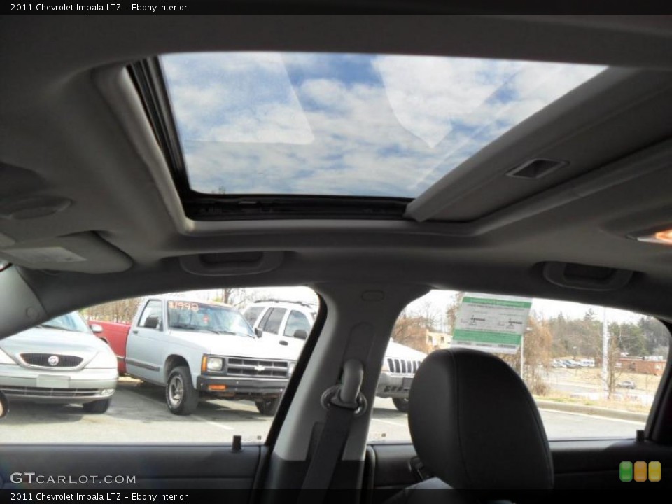 Ebony Interior Sunroof for the 2011 Chevrolet Impala LTZ #45891363