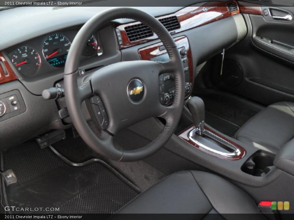 Ebony Interior Prime Interior for the 2011 Chevrolet Impala LTZ #45891417