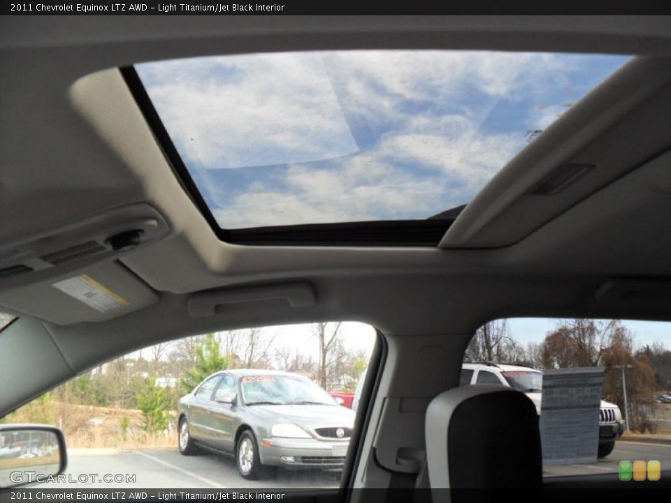 Light Titanium/Jet Black Interior Sunroof for the 2011 Chevrolet Equinox LTZ AWD #45891594